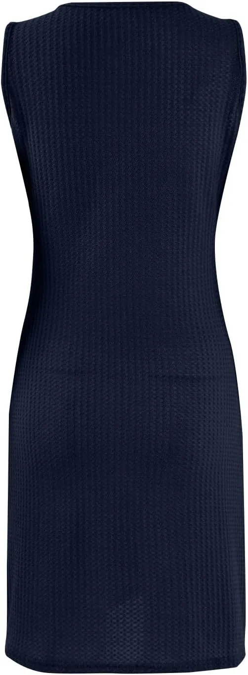 Summer Dresses for Women 2025 Sleeveless Beach Swimsuit Coverup Boho Sundress Twisted Tank Mini Dress Vacation Outfits
