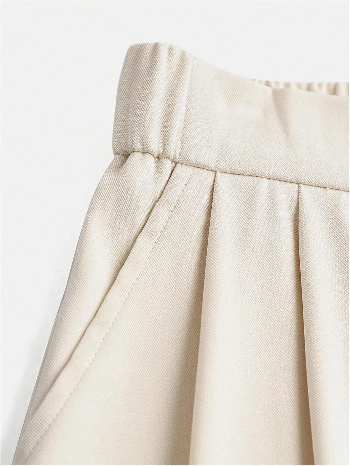 SweatyRocks Girl's Elastic High Waist Wide Leg Pants Loose Long Trousers