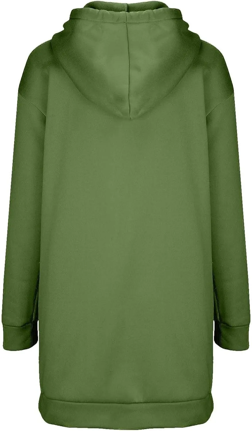 The Warmy Oversized Hoodie Dress for Womens Long Sleeve Pullover Tops with Pocket Fashion Fall Winter Hood