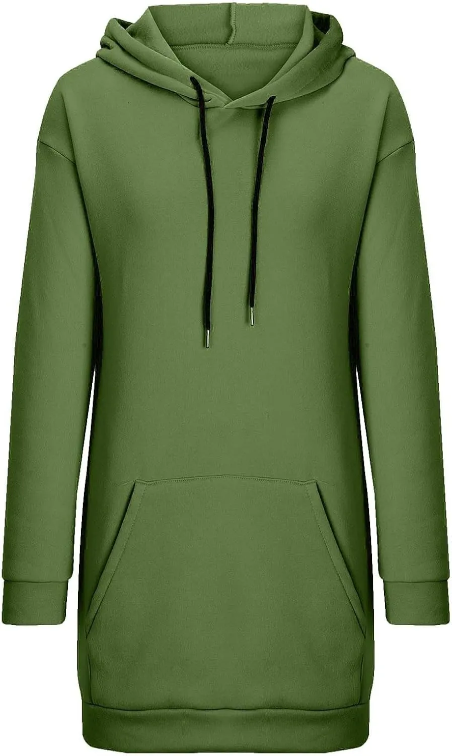The Warmy Oversized Hoodie Dress for Womens Long Sleeve Pullover Tops with Pocket Fashion Fall Winter Hood
