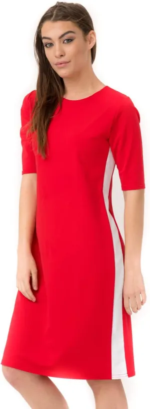 Undercover Waterwear Womens Runner Swim Dress Athletic Midi Swim Dress- UV Protection Cover Up- Plus