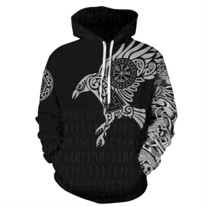 Unisex Dashiki Hoodie 3D Print African Ethnic Long Sleeve Pullover Sweatshirt