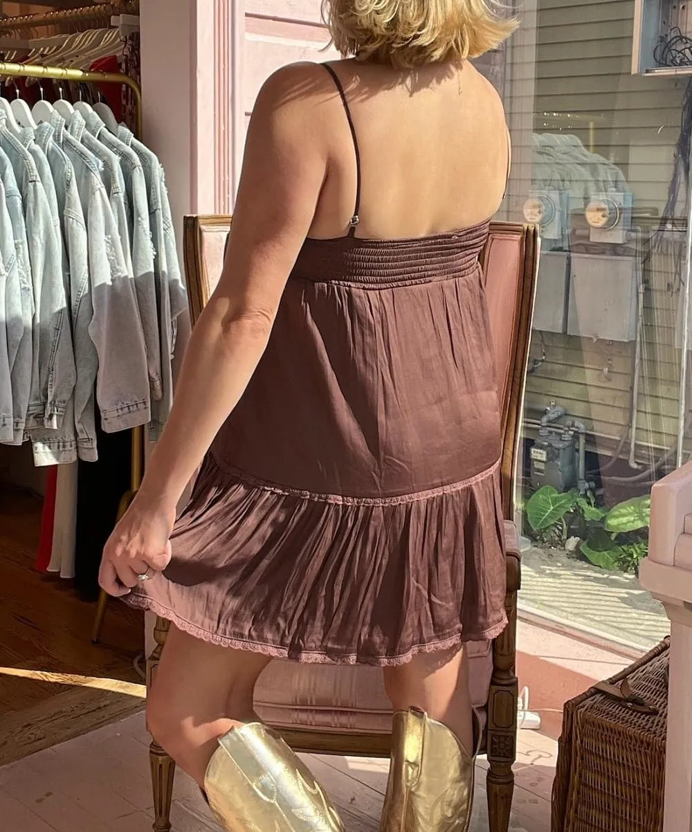 Women Y2K Spaghetti Strap Mini Dress Ruffle Tiered Cami Dress Boho Floral Flowy Sundress Summer Beach Dress