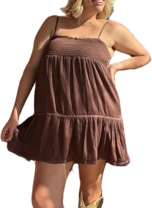 Women Y2K Spaghetti Strap Mini Dress Ruffle Tiered Cami Dress Boho Floral Flowy Sundress Summer Beach Dress