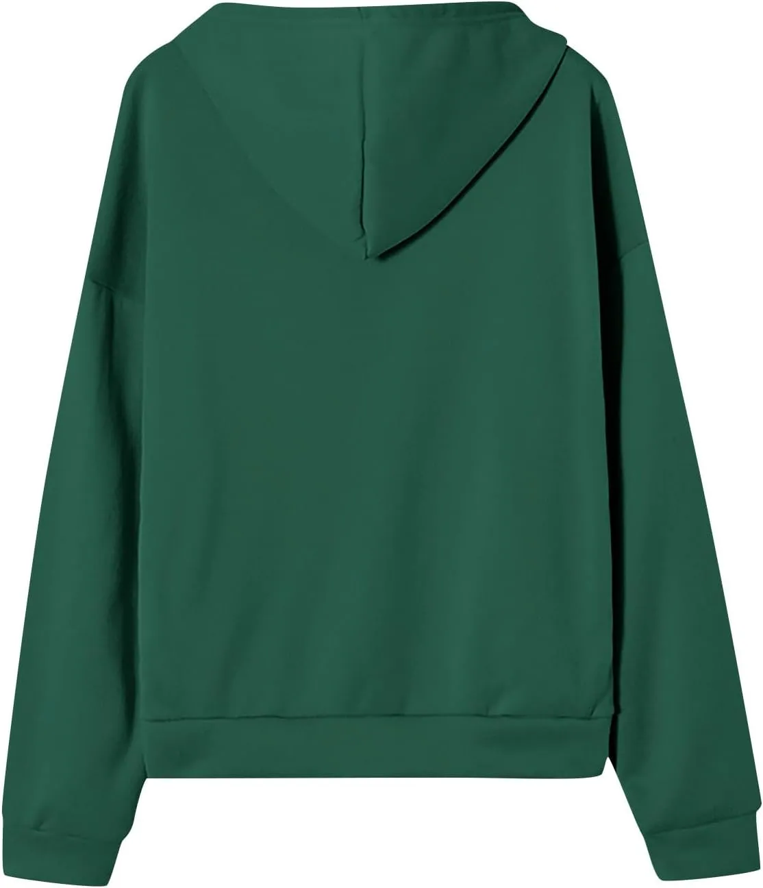 Women Zip Up Hoodie Casual Loose Oversized Sweatshirt Long Sleeve Comfy Fleece Jacket with Pockets Workout Clothes