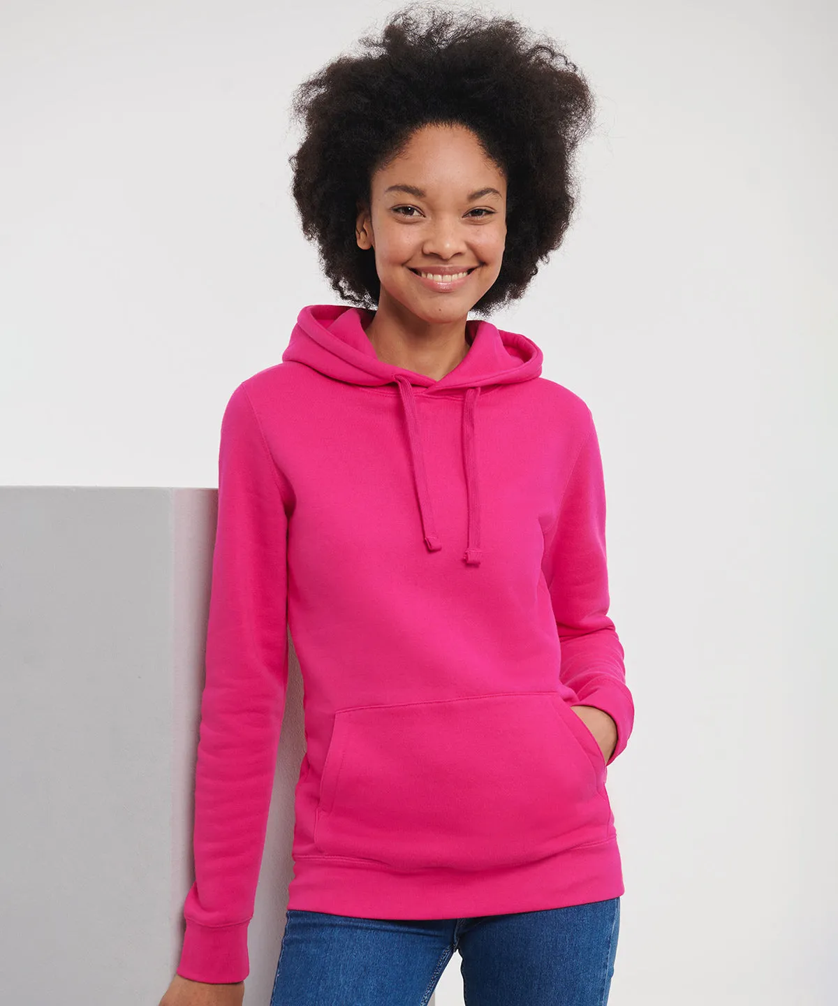 Womens authentic hooded sweatshirt | Bottle Green