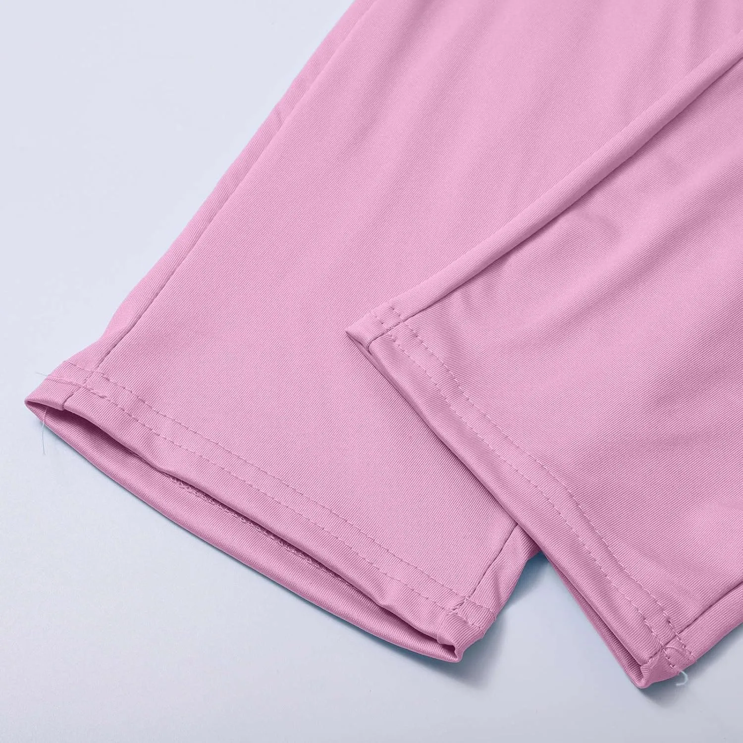 Women's Capri Yoga Pants Stretch High Waist Elastic Cropped Pants Resort Beach Leggings Casual Summer Pedal Pushers