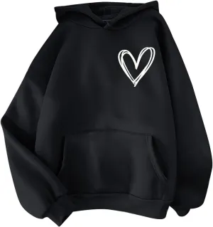 Women's Casual Hoodies Long Sleeve Women's Print Long Sleeved Sweatshirt Blouse Sweaters Casual Fashion Jackets