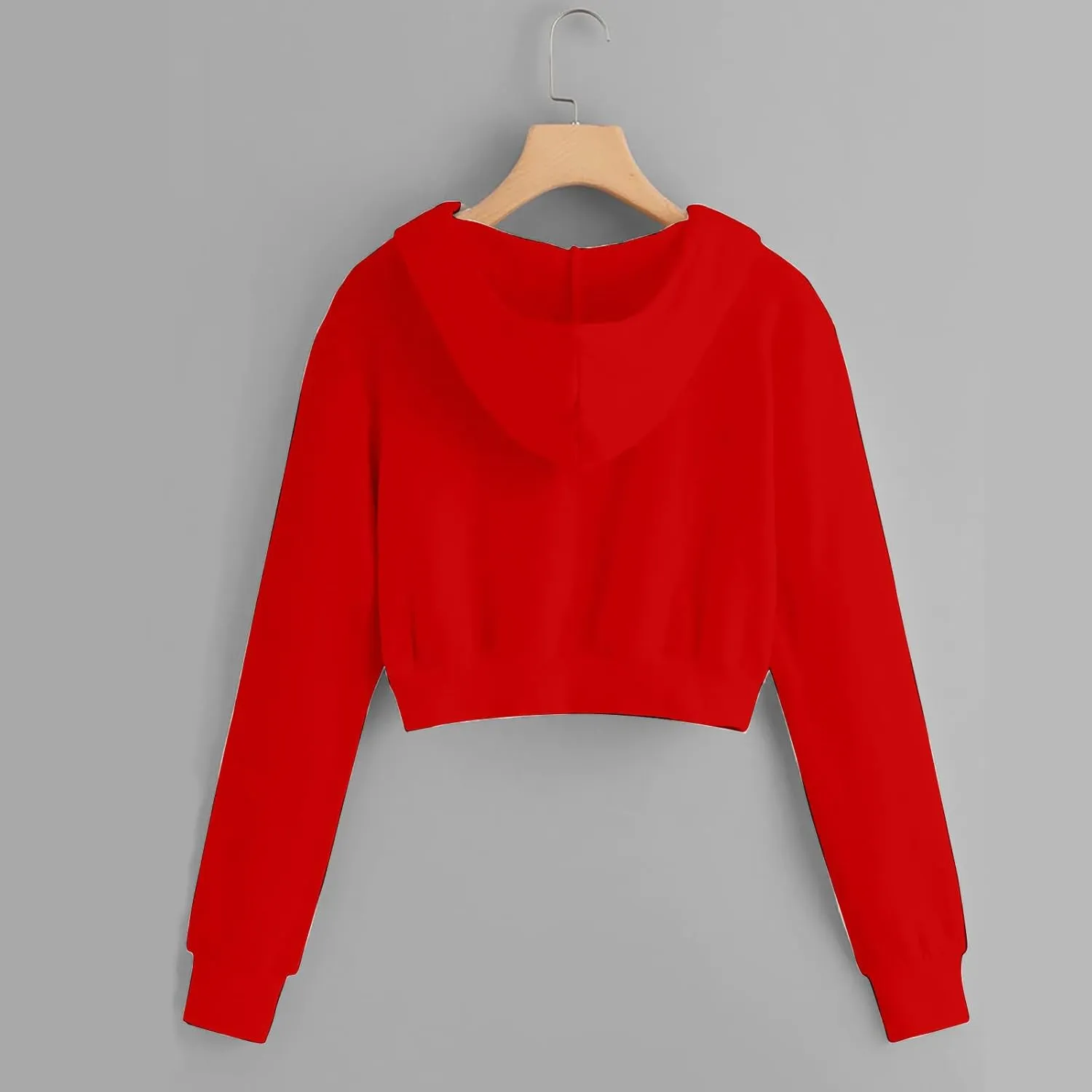 Womens Cropped Hoodie Zip Up Hoodies Jackets Zipper Long Sleeve Sweatshirts Fall Trendy 2024 Y2K Fashion Clothes