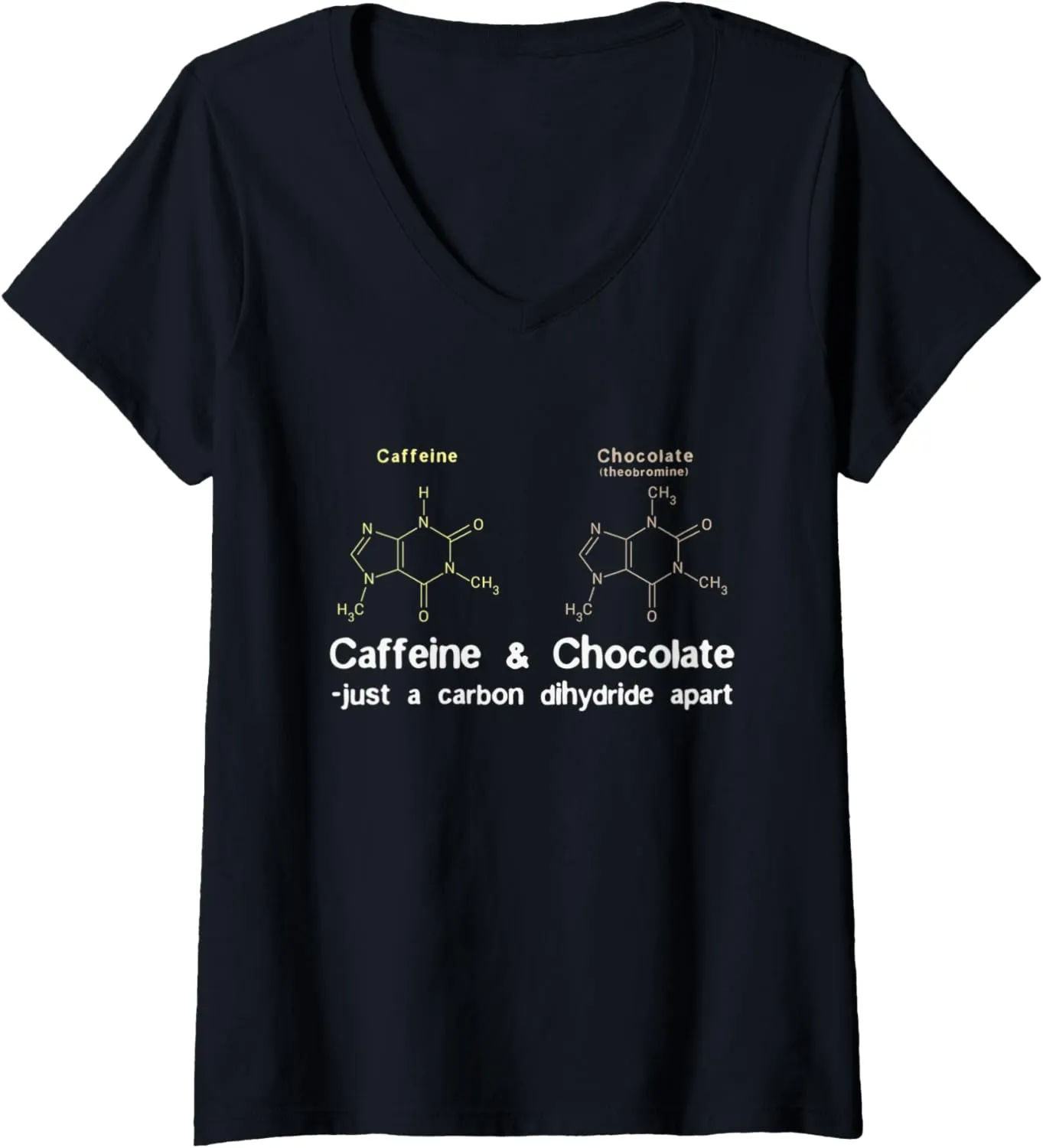 Womens Funny Organic Chemistry Organic Chemistry design V-Neck T-Shirt