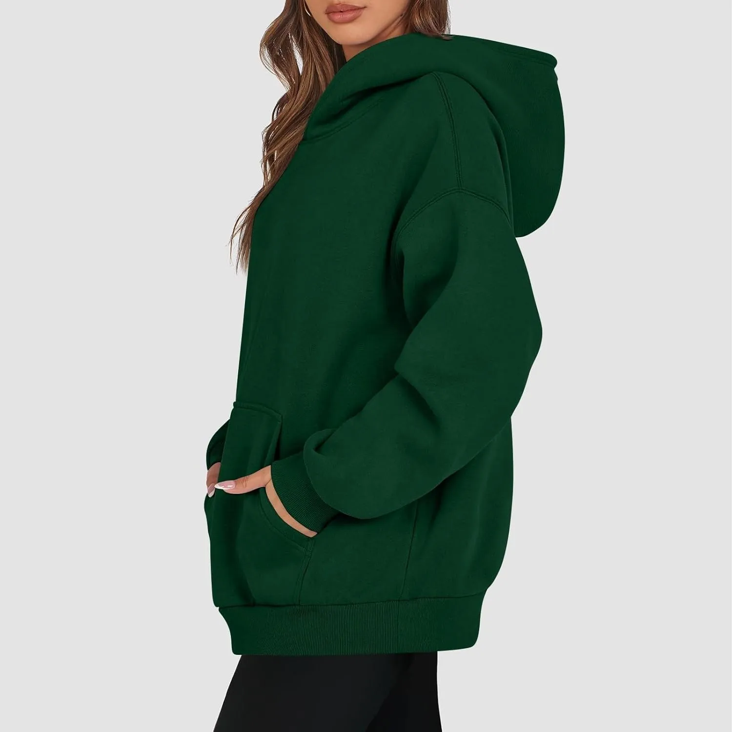 Womens Oversized Hoodies Fleece Sweatshirts Long Sleeve Sweaters Pullover Winter Fall Outfits Fashion Y2k Clothes