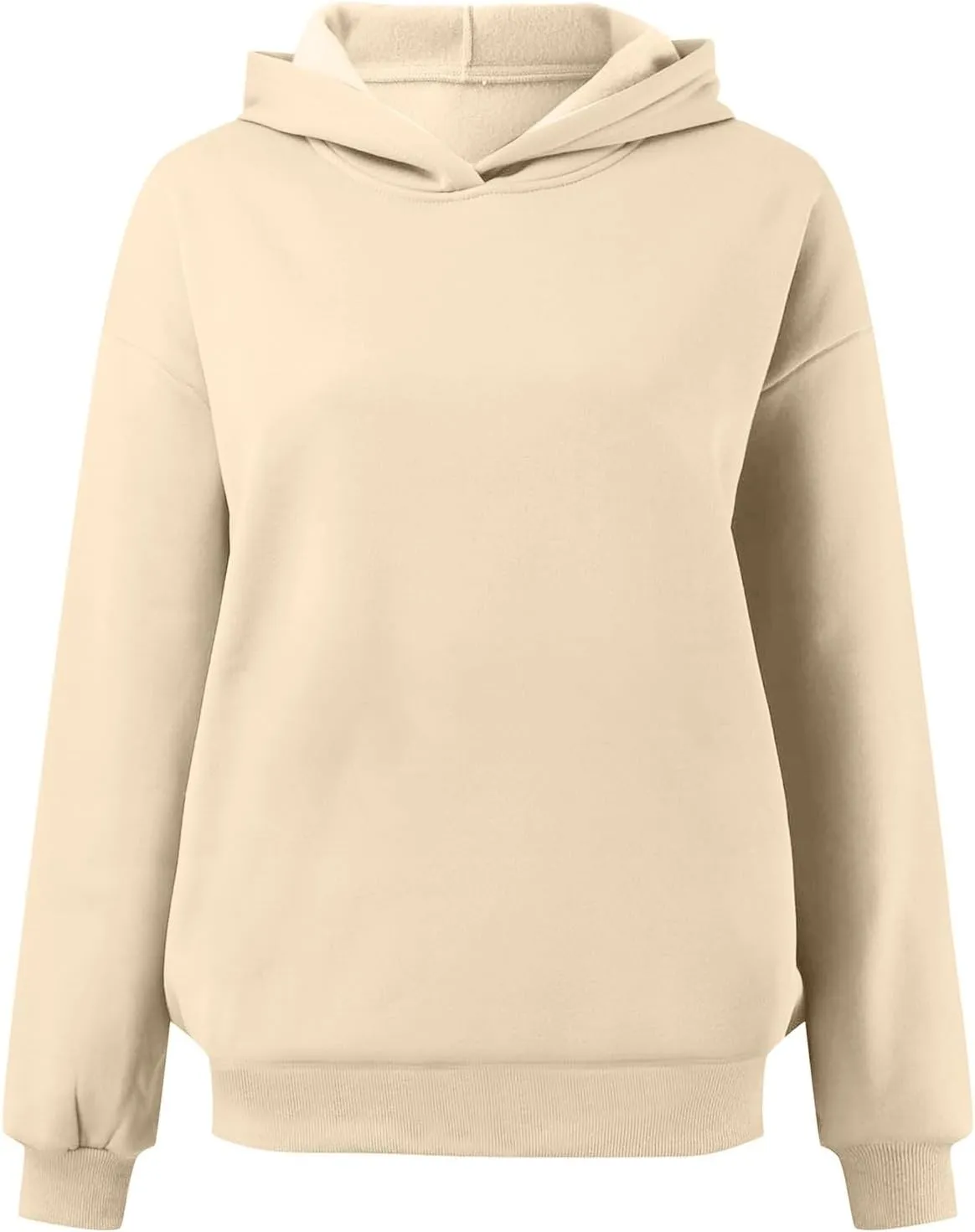 Womens Oversized Sweatshirts Pullover Hoodies Artificial Short Velvet Oversized Hoodies Fleece Hooded Long Fleece