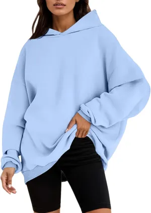 Womens Oversized Sweatshirts Pullover Hoodies Artificial Short Velvet Oversized Hoodies Fleece Hooded Long Fleece