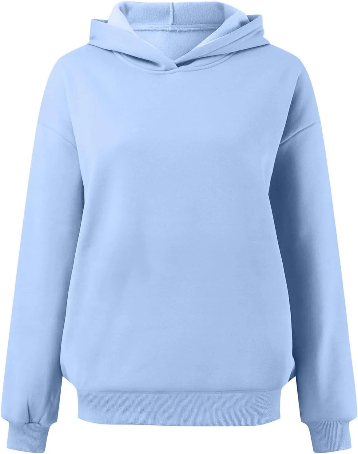 Womens Oversized Sweatshirts Pullover Hoodies Artificial Short Velvet Oversized Hoodies Fleece Hooded Long Fleece