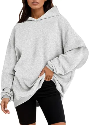 Womens Oversized Sweatshirts Pullover Hoodies Artificial Short Velvet Oversized Hoodies Fleece Hooded Long Fleece