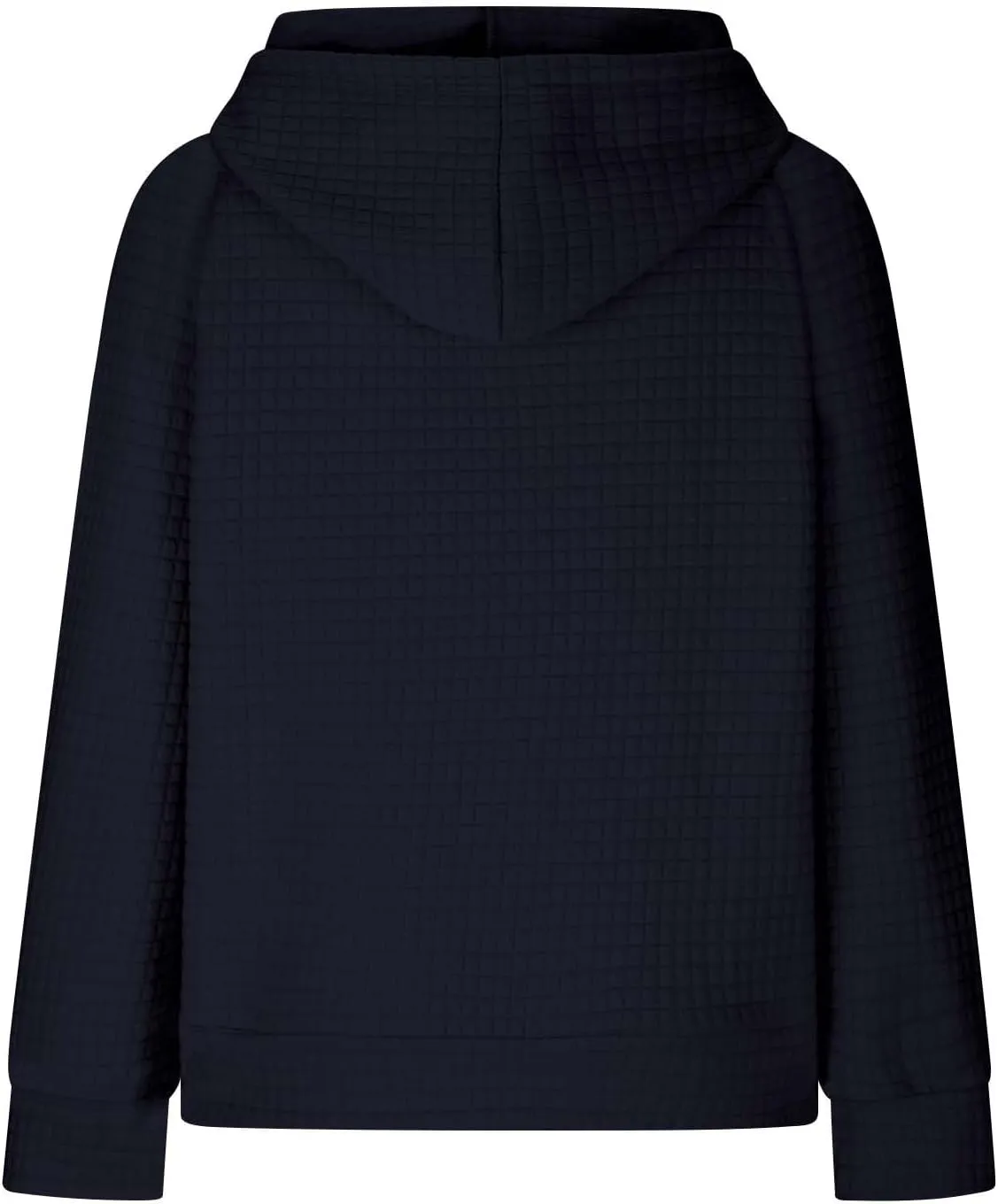 Womens Waffle Knit Hoodies Cute Hooded Sweatshirt Fall Casual Drawstring Pullover Sweater Workout Gym Hoodie Tops