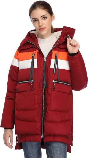 Women's Winter Thickened Down Jackets Long Down Coats Warm Parka with Hood